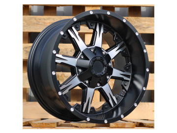 Jantes 4x4 17x9 6X139.7 ET 0 106.1 (Preto Matte)