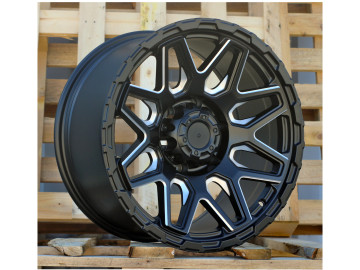 Jantes 4x4 17x9 6X139.7 ET 0 110.1 (Preto Matte)