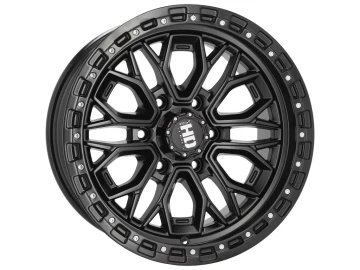 Jantes 4x4 17x9 6X139.7 ET 0 110.1 (Preto Metade Matte)