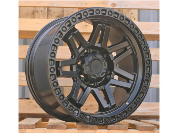 Jantes 4x4 17x9 6X139.7 ET 0 110.1 (Preto Metade Matte)