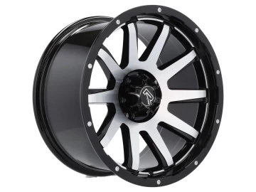 Jantes 4x4 17x9 6X139.7 ET 0 110.1 (Preto Polido)