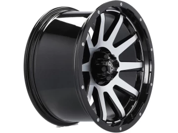 Jantes 4x4 17x9 6X139.7 ET 0 110.1 (Preto Polido)