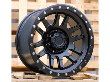 Jantes 4x4 17x9 6X139.7 ET 0 110.1 (Preto Polido)