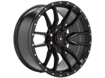 Jantes 4x4 17x9 6X139.7 ET 10 110.1 (Preto Metade Matte)