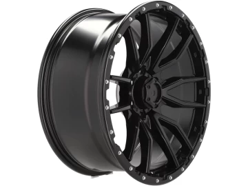 Jantes 4x4 17x9 6X139.7 ET 10 110.1 (Preto Metade Matte)