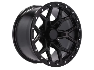 Jantes 4x4 17x9 6X139.7 ET -12 110.1 (Preto Metade Matte)