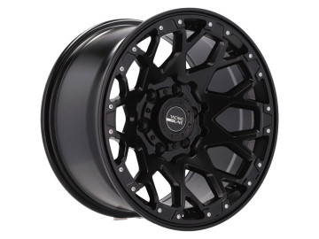 Jantes 4x4 17x9 6X139.7 ET -6  87.1 (Preto Metade Matte)