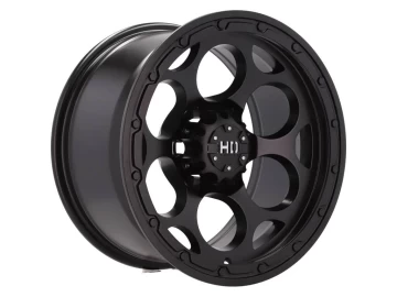 Jantes 4x4 17x9  6X139.7  ET  M10  110.1 (Preto Metade Matte)