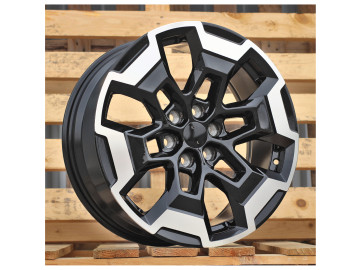 Jantes 4x4 18x7.5 6X114.3 ET 30 66.1 (Preto Polido)
