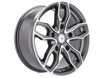 Jantes 4x4 18x8 5X160 ET 48 65.1 (Cinza Polido)