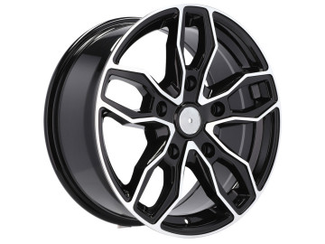 Jantes 4x4 18x8 5X160 ET 48 65.1 (Preto Polido)