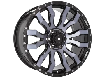 Jantes 4x4 18x8.5 6X139.7 ET 25 106.1 (Black+Double Tinted Face)