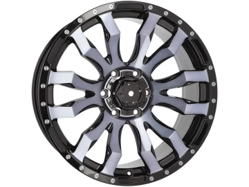 Jantes 4x4 18x8.5 6X139.7 ET 25 106.1 (Black+Double Tinted Face)