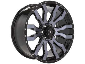 Jantes 4x4 18x8.5 6X139.7 ET 25 106.1 (Black+Double Tinted Face)