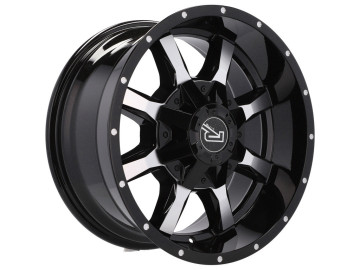 Jantes 4x4 18x9  10X120/127  ET  0  78.1 Preto Polido