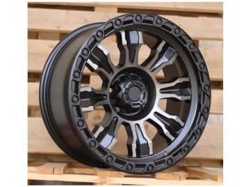 Jantes 4x4 18x9 6X139.7 ET 0 110.1 (Preto Polido)