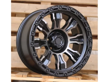Jantes 4x4 18x9 6X139.7 ET 0 110.1 (Preto Polido Matte)