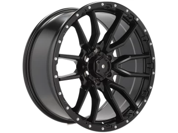 Jantes 4x4 18x9 6X139.7 ET 10 106.1 (Preto Metade Matte)