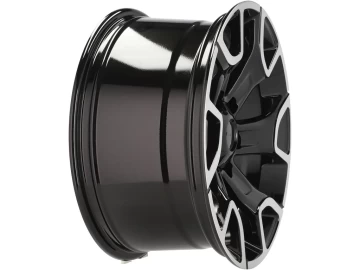 Jantes 4x4 18x9 6X139.7 ET 12 106.1 (Preto Polido)