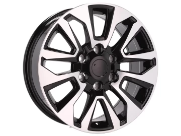 Jantes 4x4 Toyota19x7.5 6X139.7 ET 25 106.1 (Preto Polido)