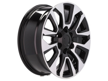 Jantes 4x4 Toyota19x7.5 6X139.7 ET 25 106.1 (Preto Polido)