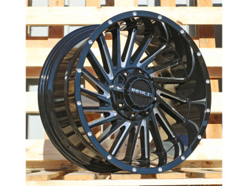 Jantes 4x4 20x10 12X135/139 ET -12 106.1 (Preto)