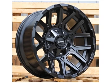 Jantes 4x4 20x10 8X165.1 ET -19 121.3 (Preto Metade Matte)
