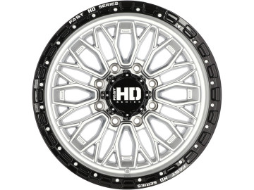 Jantes 4x4 20x10 8X180 ET 0 124.3 (Prata + Preto)