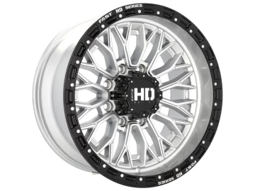 Jantes 4x4 20x10 8X180 ET 0 124.3 (Prata + Preto)