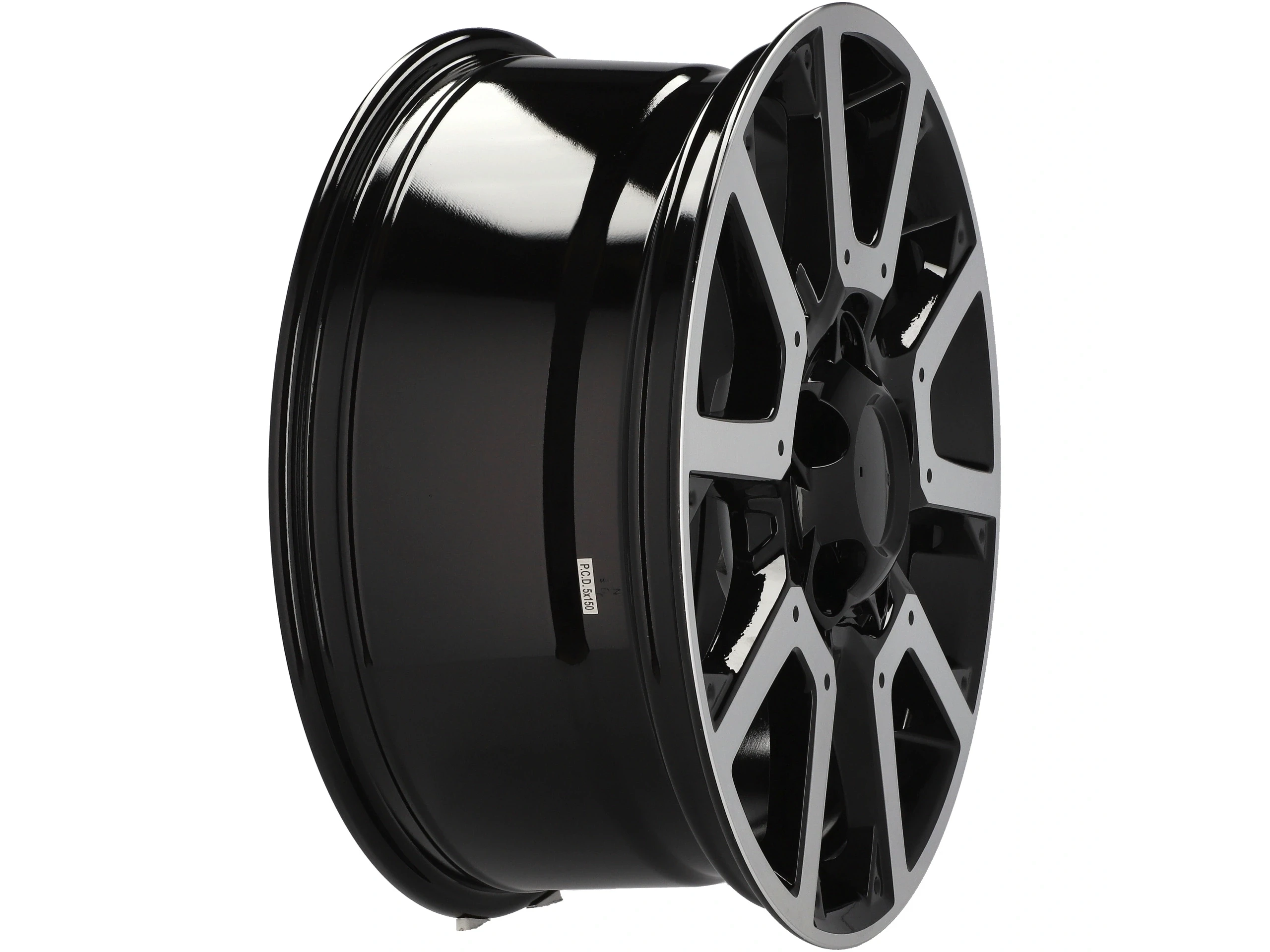 Jantes 4x4 20x8.5 5X150 ET 55 110.1 (Preto Polido)