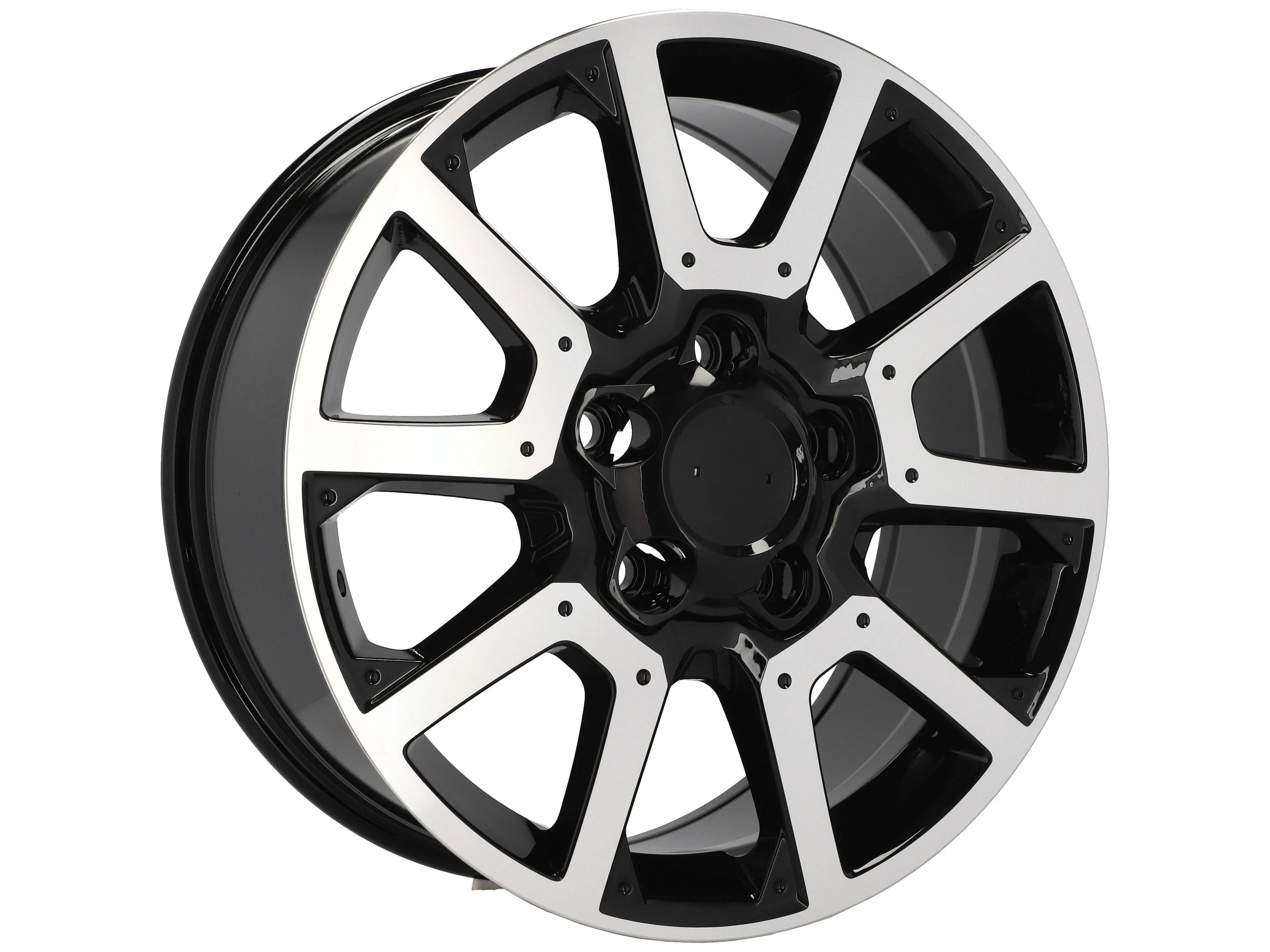 Jantes 4x4 20x8.5 5X150 ET 55 110.1 (Preto Polido)