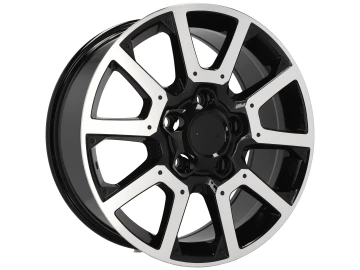 Jantes 4x4 20x8.5 5X150 ET 55 110.1 (Preto Polido)