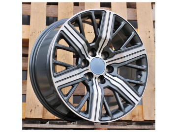 Jantes 4x4 20x8.5 6X139.7 ET 25 106.1 (Cinza Polida)