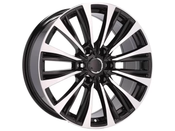 Jantes 4x4 20x8.5 6X139.7 ET 25 106.1 (Preto Polido)