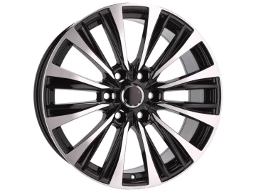 Jantes 4x4 20x8.5 6X139.7 ET 25 106.1 (Preto Polido)