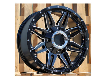 Jantes 4x4 20x9 10X114/127 ET 0 87.1 (Preto)