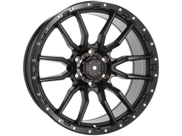 Jantes 4x4 20x9 6X139.7 ET 12 110.1 (Preto Metade Matte)