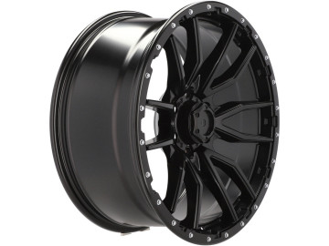 Jantes 4x4 20x9 6X139.7 ET 12 110.1 (Preto Metade Matte)