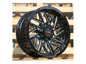 Jantes 4x4 20x9 6X139.7 ET 20 110.1 (Satin Black)