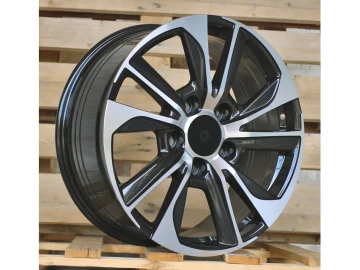 Jantes 4x4 22x9 5X150 ET 60 110.5 (Preto Polido)