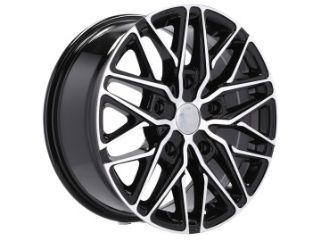 Jantes 4x4 Look Ford Transit 18x8 5X120 ET 50 65.1 (Preto Polido)