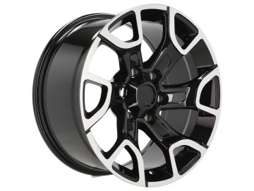 Jantes 4x4 Look Toyota 17x9 6X139.7 ET 0 106.1 (Preto Polido)