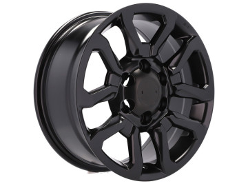 Jantes 4x4 Look Toyota Hilux 18x7.5 6X139.7 ET 25 106.1 (Preto)