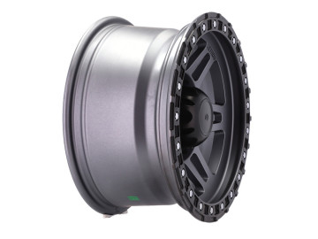 Jantes 4x4 R15x8 5X139.7 ET 0 110 (Cinza Polido)