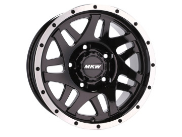 Jantes 4x4 R15x8 5X139.7 ET 0 110 (Preto Polido)