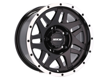 Jantes 4x4 R15x8 5X139.7 ET 0 110 (Preto Polido)