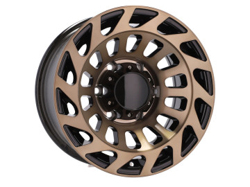 Jantes Alumínio 4x4 R15x8 5X139.7 ET 0 110.1 (Preto+ Bronze Polido)