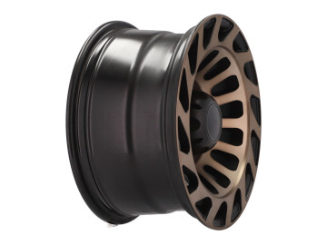 Jantes Alumínio 4x4 15x8 6X139.7 ET 0 110.1 (Preto + Bronze Polido)