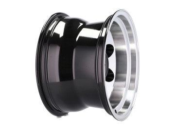 Jantes 4x4 R16x10 6X139.7 ET -48 110.1 (Preto Polido)