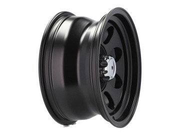 Jantes 4x4 R16x8 5X114.3 ET -25 83.1 (Preto metade Matte)